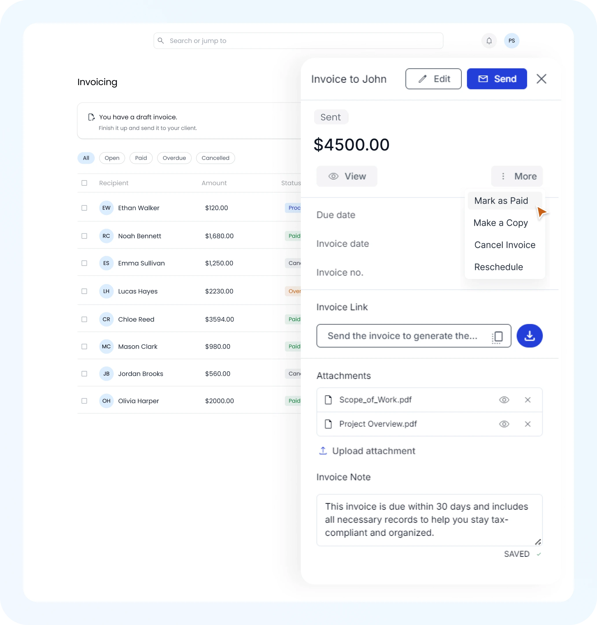 Free Invoicing Software