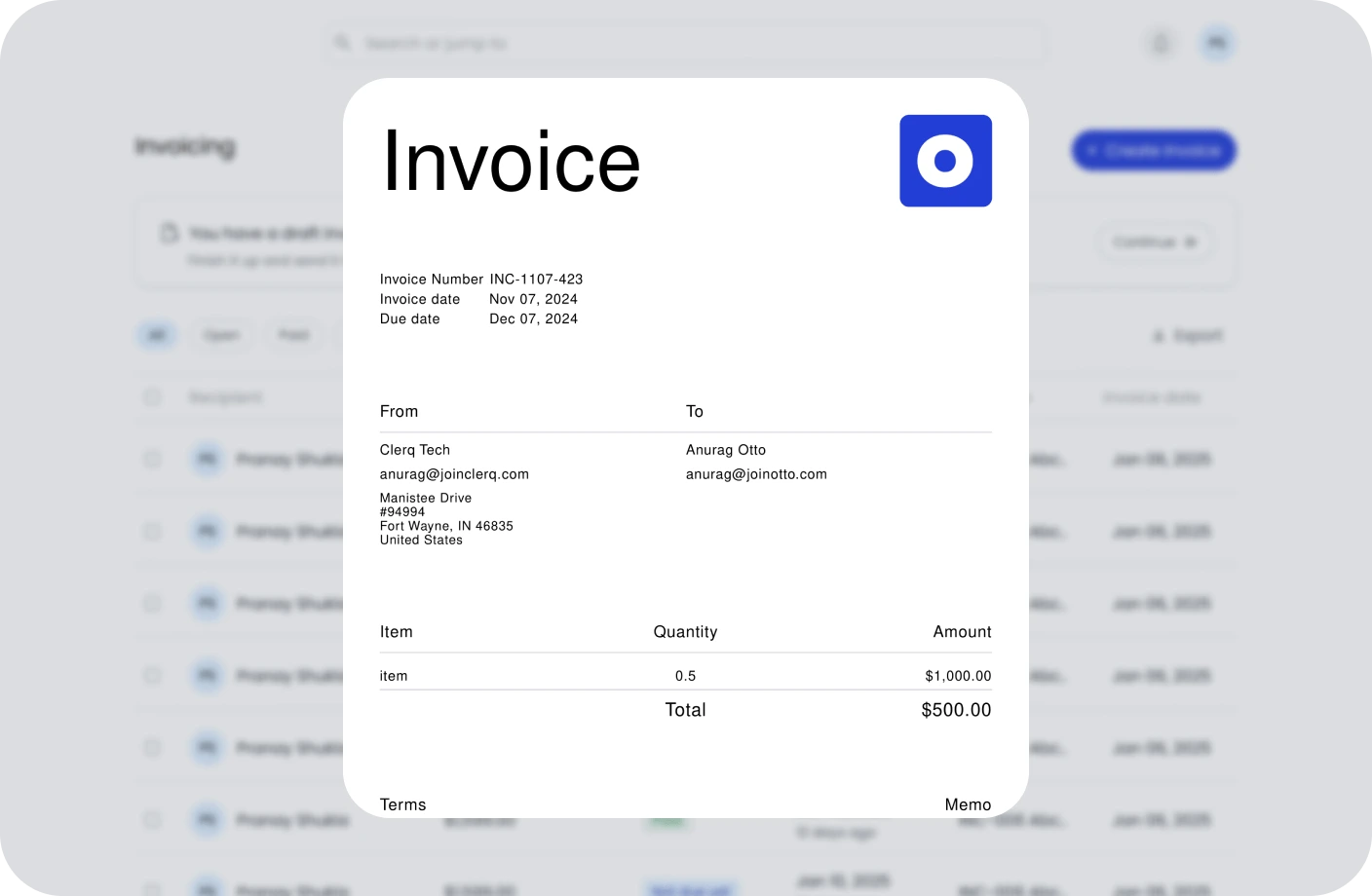 Invoice Generator